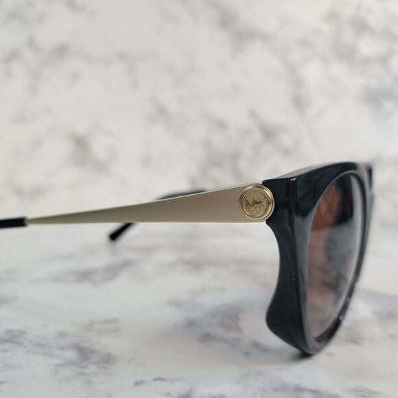 Michael Kors MK2078 (Cape Cod) Women's Sunglasses Black Gold Frame 54-20-140 - Picture 3 of 12